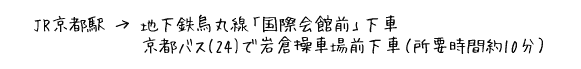 円光寺へのアクセス。